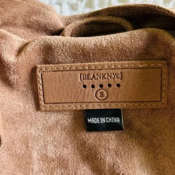BLANK NYC Suede Jacket Size Small - Picture 2 of 3